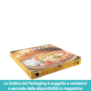 Scatole per Pizza Bianche 32x32 Cm con Chiusura Italiana, Contenitori Monouso per Pranzo - Product Image 6