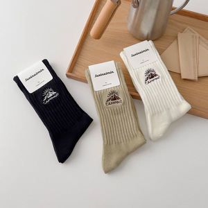 Vớ cotton thêu logo nhà máy, vớ thêu tùy chỉnh - Product Image 3