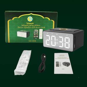 Đa Ngôn ngữ hỗ trợ máy tính để bàn thiết kế hồi giáo azan cầu nguyện với quran người chơi đồng hồ kỹ thuật số Đồng hồ azan đồng hồ - Product Image 2