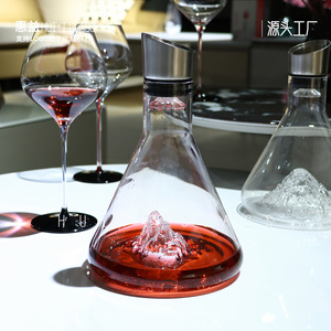 Carafe à vin en cristal Huiyi Glass Iceberg 1,5 L pour la maison, les restaurants et les hôtels - Product Image 2