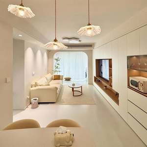 Armoire de rangement moderne en bois clair personnalisée pour salon et chambre à coucher, meuble tendance - Product Image 2