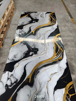 Panneau mural moderne flexible en PVC imperméable et ignifuge pour revêtement de salle de bain avec isolation antistatique et thermique