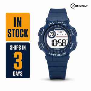 Reloj Deportivo Digital <span class=keywords><strong>Mingrui</strong></span> 8212L para Niñas, Resistente al Agua 30 Metros, Resistente a Caídas de 1.2 Metros, Esfera Luminiscente, Alarma, Cronógrafo de 42 mm - Product Image 1