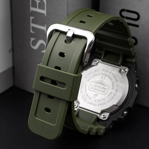 Bracelet de montre carré en TPU Lionorm 16 mm pour <span class=keywords><strong>Casio</strong></span> <span class=keywords><strong>G</strong></span> <span class=keywords><strong>Shock</strong></span> DW5600 <span class=keywords><strong>Ga2100</strong></span> GLX5600 GW-B5600, bracelet de montre en caoutchouc pour sports de plein air - Product Image 4