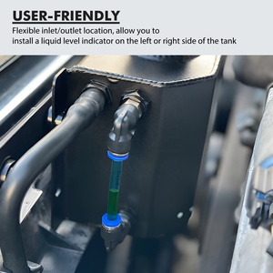 Bevinsee Universal Aluminio 1L Radiador Recuperación de desbordamiento Botella de agua Tanque de aceite refrigerante - Product Image 3
