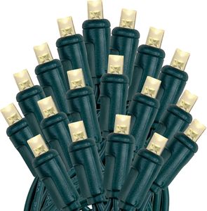 Luces de Cadena LED Mini de 5MM para Navidad, Gran Angular, Cóncavas, con Enchufes Coaxiales para EE. UU./Canadá, 25 Pies de Longitud, Clasificación IP65, Fácil Instalación - Product Image 5