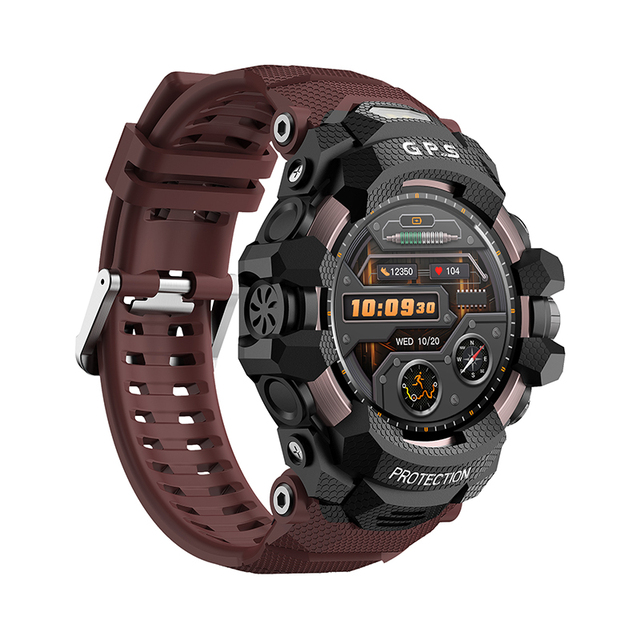 PG999 Smart Watch GPS Outdoor Sports Smart Wear 1.43" AMOLED Screen 2Gb Memory 3ATM Waterproof Compass Flashlight Smartwatch