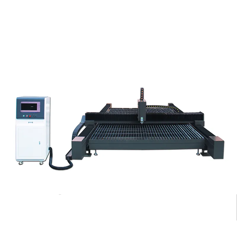 Mesin pemotong logam serat Laser 3kw mesin pemotong baja tipe Gantry untuk perusahaan iklan