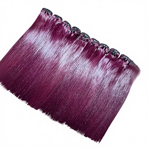 Extensions de cheveux vietnamiennes douces et lisses sans nœuds, disponibles dans toutes les couleurs, profondément réduites en septembre - Product Image 1
