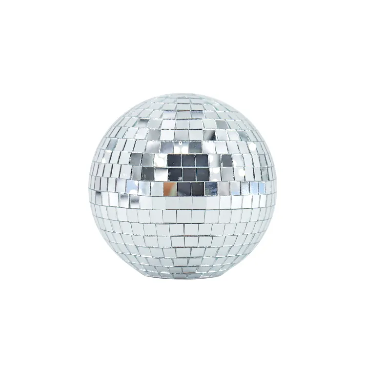 Best Selling 8//10/12/15/20/25/30/40/50CM Christmas Disco Ball Mirror Ornament Sequined Glass Hanging Decoration for Party Decor