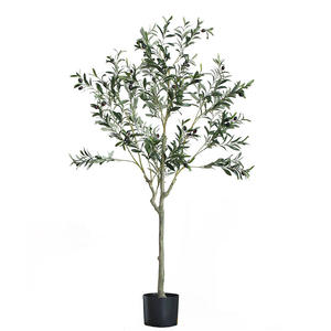 O-X615 Gros Résistant Aux UV Faux Olive Tree Accueil Jardin <span class=keywords><strong>D</strong></span>écoration Extérieure Grand Bonsaï Artificielle Olive Arbre - Product Image 4