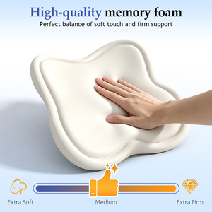 Office <b>Chair</b> Cushion, Car Seat Cushion, Memory Foam Coccyx Cushion <b>Pads</b> for Tailbone Pain,Ergonomic Memory Foam Seat Cushion - Product Image 2