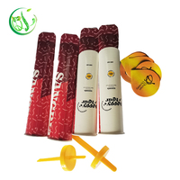 Tube à glace jetable biodégradable à paroi simple, imprimé sur mesure, en papier, avec système push-up