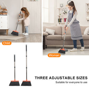 Juego de recogedor de escoba de Superficie Múltiple HOLAMOPA para necesidades de limpieza interior y exterior - Product Image 4