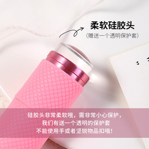 เครื่องอบเล็บพกพาขนาดเล็ก ไฟยูวี LED วัสดุพลาสติก ABS สีชมพู กดปุ่มใช้งานง่าย สำหรับอบเจลขัดเงา ใช้ได้ทั้งที่บ้านและร้านทำเล็บ - Product Image 3