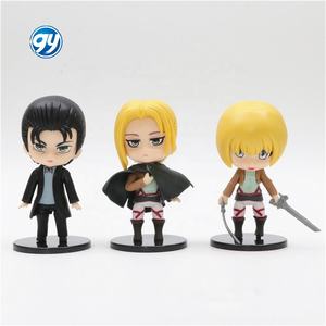 Figuras de Acción de <span class=keywords><strong>Ataque</strong></span> <span class=keywords><strong>a</strong></span> <span class=keywords><strong>los</strong></span> <span class=keywords><strong>Titanes</strong></span>, Estilo Nuevo, Set de 6 Piezas, Versión Q, Modelo de Anime - Product Image 4