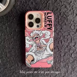 <span class=keywords><strong>Coque</strong></span> de téléphone One Piece Luffy en promotion pour <span class=keywords><strong>iPhone</strong></span> 16 15 Pro Max <span class=keywords><strong>14</strong></span> 13 12 11, protection antichoc IMD en PC - Product Image 5