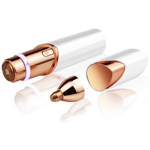 Épilateur facial - Épilateur de poils de nez pour femmes : Rasoir électrique 2 en 1 indolore pour le <span class=keywords><strong>visage</strong></span> et tondeuse de nez - Outil d'épilation rechargeable - Product Image 1