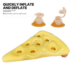 Flotador Inflable Gigante de Pizza con 8 Rebanadas - Balsa de PVC Fotogénica para <span class=keywords><strong>Instagram</strong></span>, Juguete Acuático Viral - Product Image 5