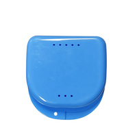Boîte à prothèses dentaires portables personnalisées avec logo, étui de voyage pour protège-dents, soins bucco-dentaires, fabricant OEM