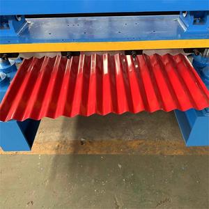 Petit pain ondulé de feuille de toit de Ppgi formant la <span class=keywords><strong>machine</strong></span> Tuile ondulée de feuille de toit en métal faisant la <span class=keywords><strong>machine</strong></span>