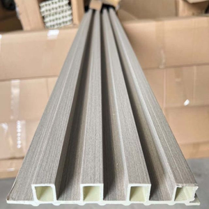 Chống trầy xước trang trí nội thất WPC Panel tường rãnh WPC LED Strip chống xước - Product Image 6