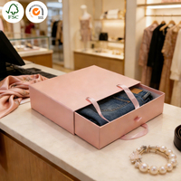 Conjunto de Lencería Elegante y de Lujo para Mujer, Ropa Interior, Cajas de Regalo Impermeables con Estampado en Dorado