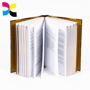 Libros <span class=keywords><strong>de</strong></span> Novela Personalizables con Estampado en Dorado sobre Fondo Blanco y Negro, Encuadernados Cosidos, con Bordes Rociados y Páginas <span class=keywords><strong>de</strong></span> Fin <span class=keywords><strong>de</strong></span> Capítulo Impresas - Product Image 3