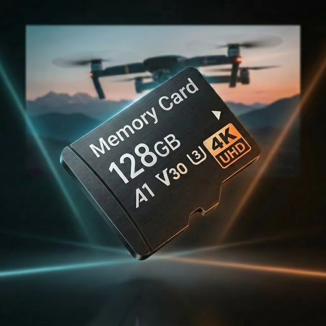 High Speed TF Memory Card 128GB 64GB A1 V30 U3 Class 10 Micro SD Card for 4K UHD Video Drone Action Camera Gaming Dash Cam