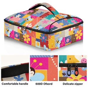 Aloha Hawaii Collection Wholesale Custom Logo Waterproof Soft Portable Insulated Food Bag Casserole Cooler Bag for Hiking - Product Image 2