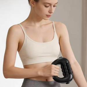 Masajeador percusivo recargable para piernas con 5 niveles de velocidad, masajeador eléctrico inalámbrico profundo, rodillo para alivio del dolor y relajación muscular - Product Image 6