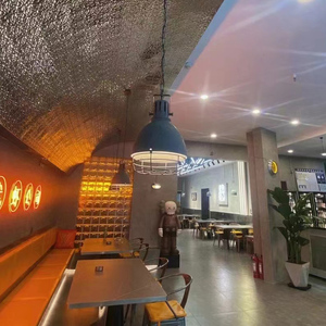 Luminária Pendente Industrial Vintage para Restaurante e Café, Lâmpada Suspensa com Abajur de <span class=keywords><strong>Metal</strong></span> Antigo para Bar, Base E27 - Product Image 6
