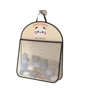 Good Mood Mesh <b>Storage</b> Bag Oval Hanging Organizer For Wardrobe <b>Clothes</b> Accessories <b>Storage</b> Non Woven Fabric Hook Type - Product Image 5