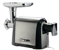 Hachoir à viande électrique multifonction en acier inoxydable pour la maison, trancheuse, déchiqueteuse, grande capacité, cuisine, 450W, machine à saucisses
