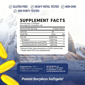 Huile organique chaude, gélules d'oméga 3, 1000 mg, triple force, <span class=keywords><strong>ALA</strong></span>, soutient la santé cardiaque, complément alimentaire à base de plantes, fabricant - Product Image 2