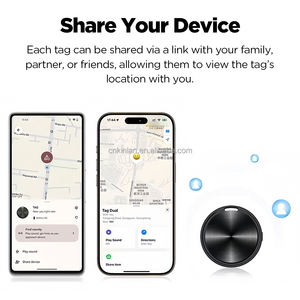 Rastreador GPS Híbrido de Doble Sistema con Control por Aplicación y Seguimiento en Tiempo Real para Llaves, Perros y Cuidado de Personas Mayores - Certificado MFi, Compatible con Android/iOS - Product Image 2