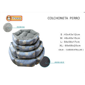 Cuccia per Cani Yommy, Materasso Esagonale per Animali Domestici 43x43x12cm Taglia S, Imbottitura Interna Rimovibile, Fondo Impermeabile Antiscivolo - Product Image 3