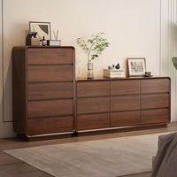 Armoire murale de rangement en bois massif de style rétro vintage avec tiroir, design vertical pour la fin du lit, commode pour salon et chambre à coucher