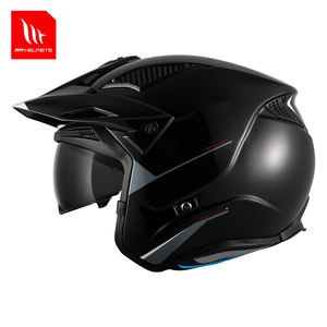 Casco Modular MTHELMETS STREETFIGHTER para Hombre y Mujer, Negro Sólido, ABS, Certificado DOT/ECE/CCC, con Liberación Rápida, Nuevo - Product Image 5