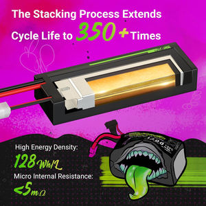 2S 650mAh Lipo Battery 7.4V 120C with XT30 Plug for <b>RC</b> Cars Trucks Boats Drones <b>Airplanes</b> Quadcopters & FPV - Product Image 6