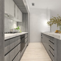 DAIYA armoires de cuisine en bois moderne avec finition en mélamine