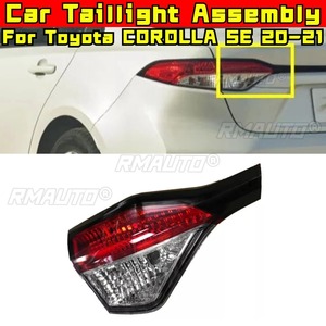 ไฟท้าย LED ซ้าย ขวา หลัง ชุดไฟท้ายแบบกว้าง ไฟมุม สำหรับ Toyota COROLLA SE 2020-2021 8158112250 8159112220 - Product Image 2