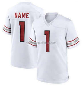 أفضل جودة مخصصة #1 Kyler Murray #18 Marvin Harrison Jr. #0 ويل جونسون #85 Trey McBride مخيط قميص كرة القدم الأمريكية - Product Image 4