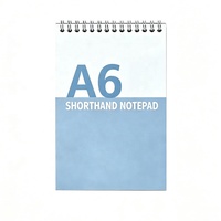 Maßgefertigtes A5 A6 Spiral-Notizbuch Kurzschrift-Notizblock mit Logo