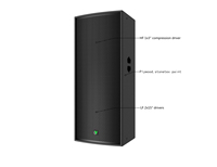 Sistema de Altavoces Profesional Económico VATASA VS-215P Dual de 15 Pulgadas y 650 W, 55 Hz-19 kHz, para Karaoke, Clubes y Bares