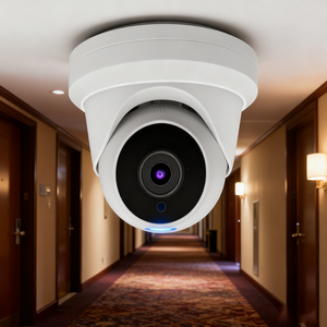 CMOS 센서가 있는 IP 홈 시큐리티 5MP 돔 CCTV 유선 카메라 NVR 지원 동작 감지 및 야간 투시경 - Product Image 2