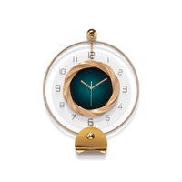Jam Dinding Seni Dinding Gaya Antik Modern Eropa dari Resin Logam Jarum Digital Buatan Tangan untuk Dekorasi Rumah, Ruang Tamu, Kantor, Kamar Tidur