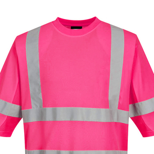 Chemise de sécurité haute visibilité avec col zippé, vêtements de travail industriels réfléchissants, 100% polyester, certifiée ANSI/ISEA 107 Classe 2/3 - Product Image 4