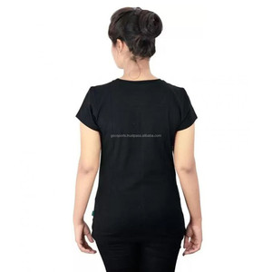Women Fashion Clothing Super Quality t Shirts for Women with Custom Printing High Quality Breathable <b>Material</b> Fabric - Product Image 3