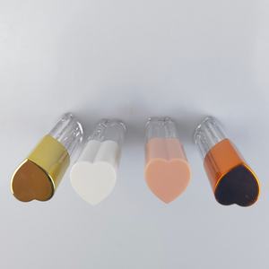 Tubos de Brillo Labial Transparentes y Coloridos, Botellas de Bálsamo Labial, Tubos de Lápiz Labial Cosmético, Tubos de Brillo Labial en Forma de Corazón, Gran Éxito de Ventas - Product Image 6